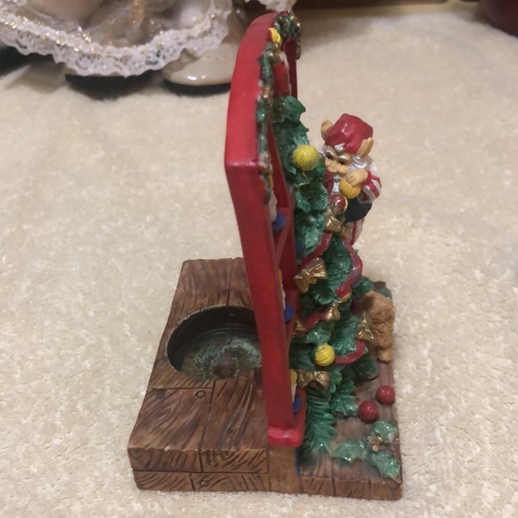 Gift Innovations Christmas Treasure Collection Votive Holder Standing 5" Tree - Picture 3 of 4